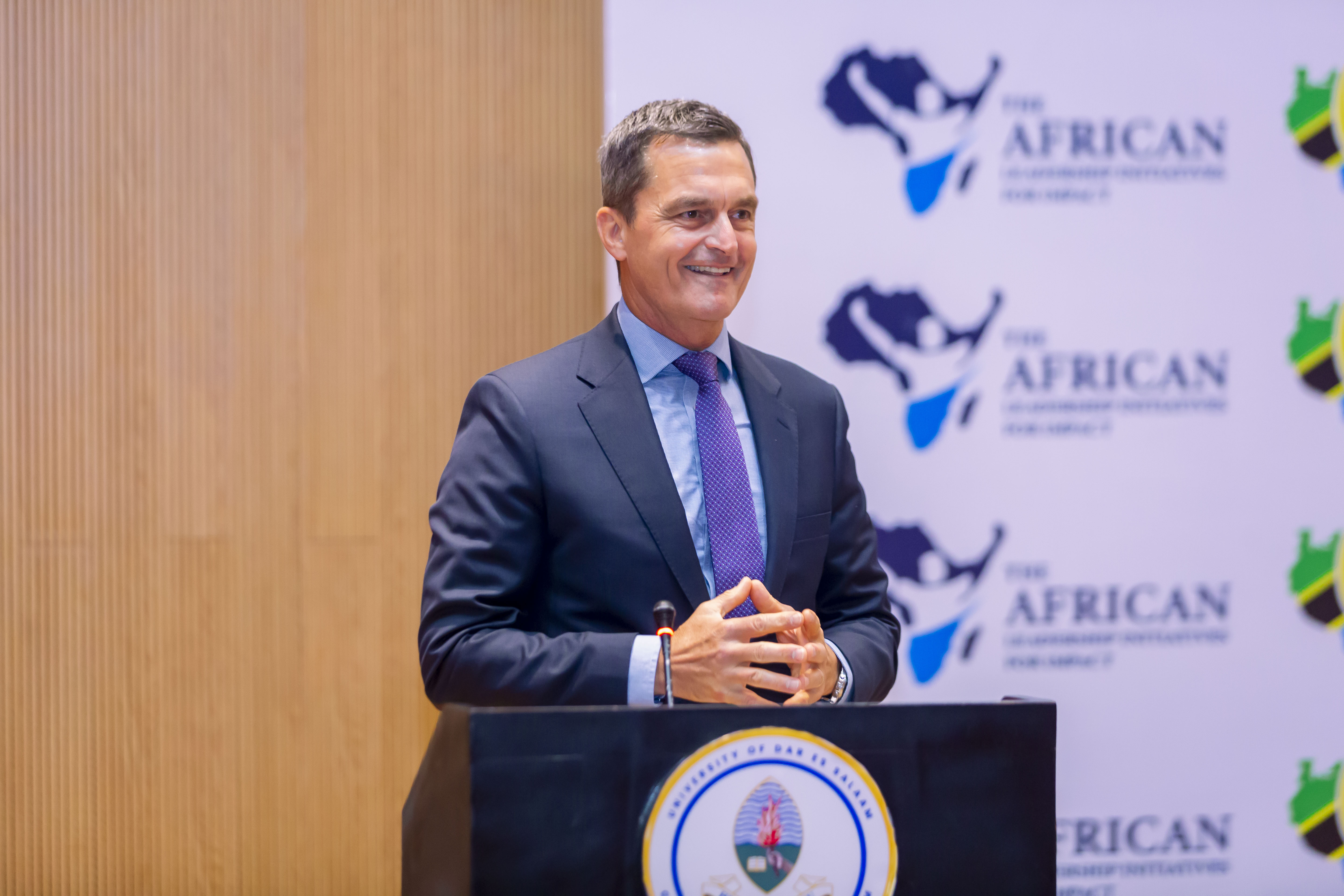 CDA Lentz speaking at ceremony